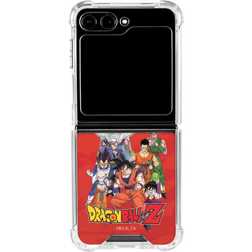 Dragon Ball Z Group Galaxy Z Flip6 Clear Case